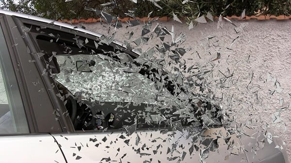 Car Crash Accident Broken Glass