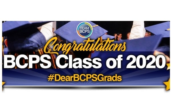 BCPS 2020 Online Graduation Schedule