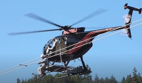 Helicopter Powerline Maintenance