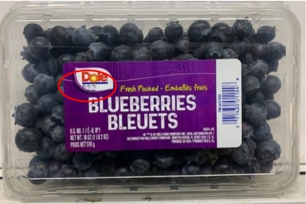 Dole Blueberries Recall 20210626b