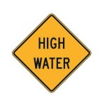 High Water Sign