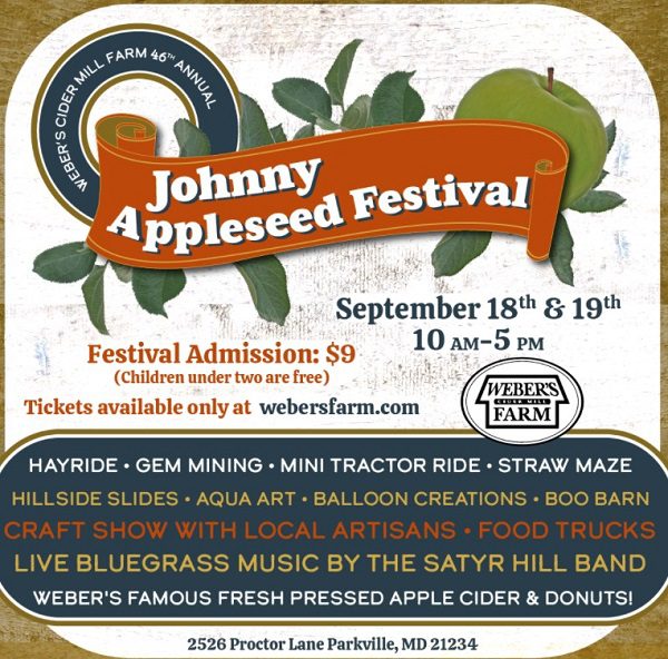 Weber's Farm Johnny Appleseed Festival 2021