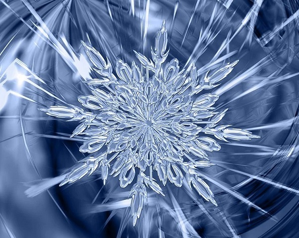 Cold Ice Crystal Frost