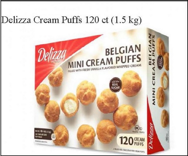 Delizza Cream Puff Recall 20211230