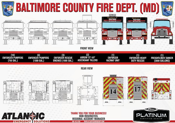 Baltimore County Fire Department New Apparatus 20220420