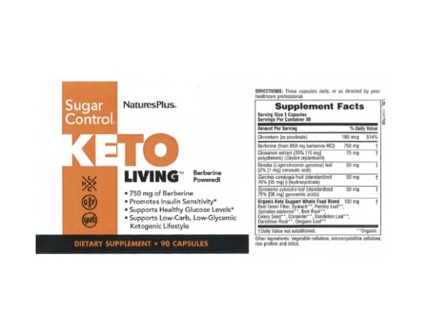 Sugar Control KETO Living Recall 20220510