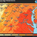 NWS Baltimore High Temperatures 20220721