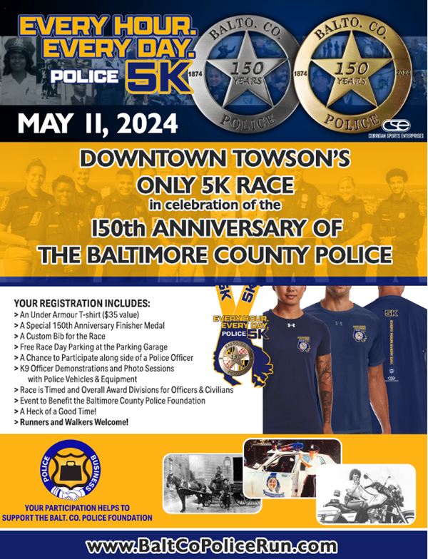 Baltimore County Police 5K Towson MD 202405