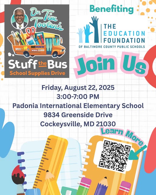 Tim Tooten BCPS Stuff the Bus 2025