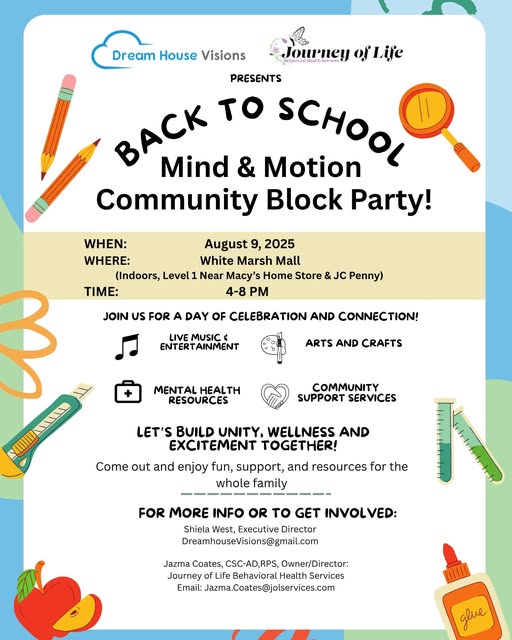 White Marsh Mall Back to School Block Party 20250809