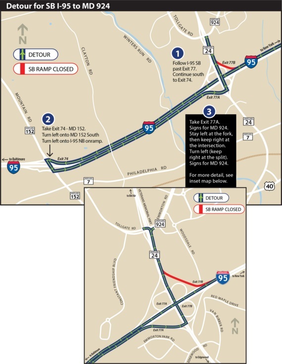I-95 ETL Project Harford County Extension SB I-95 to MD924