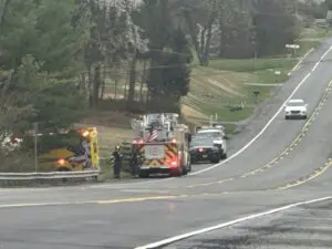 Mountain Road Fallston MD Crash 20250404