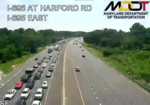 I-695 Parkville MD Vehicle Fire 20250621