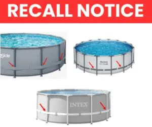 Above Ground Swimming Pool Recall 2025