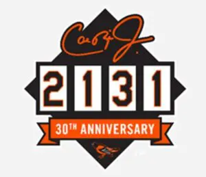 Orioles 2131 30th Anniversary Logo