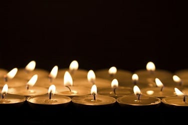 Memorial Service Funeral Candles