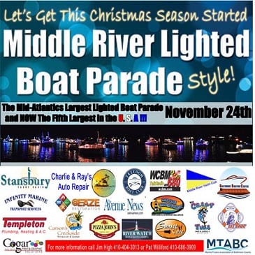 Middle River Lighted Boat Parade 2018