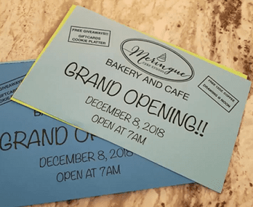 Meringue Cake Studio Grand Opening