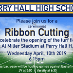 Perry Hall High Turf Field Ribbon Cutting