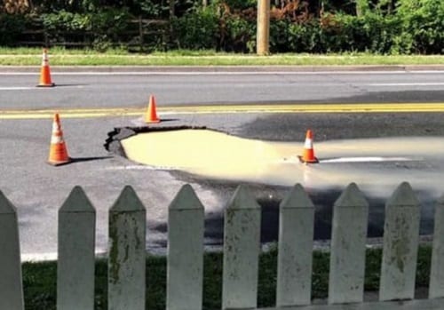 Silver Spring Road Sinkhole