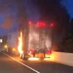 Tractor Trailer Fire I-95 20190606