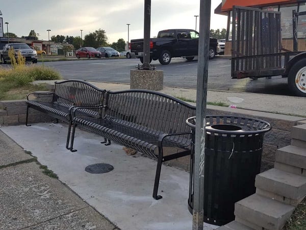 Belair Road Rossville Bench