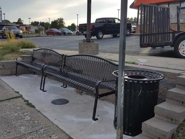 Belair Road Rossville Bench