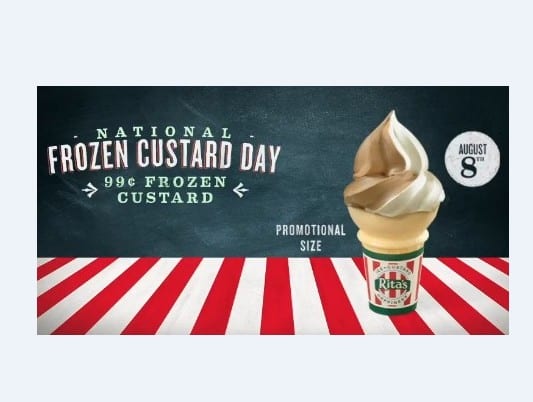 National Frozen Custard Day 2019