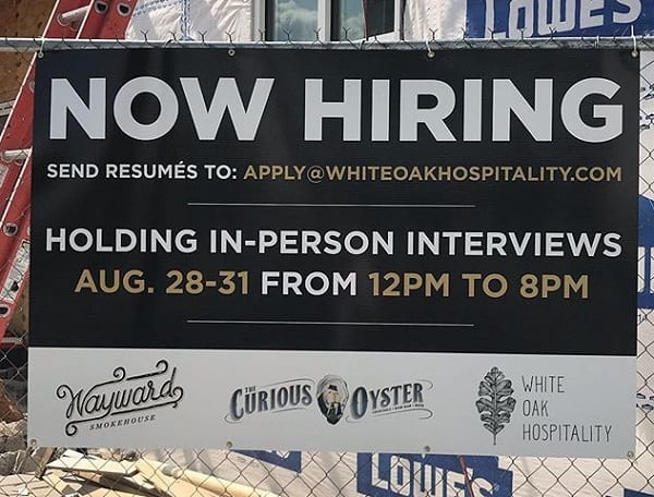 Now Hiring The Avenue 20190821