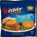 Tyson Foods Weaver Chicken Breast Patties