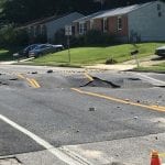 Water Main Break Waltham Woods Road