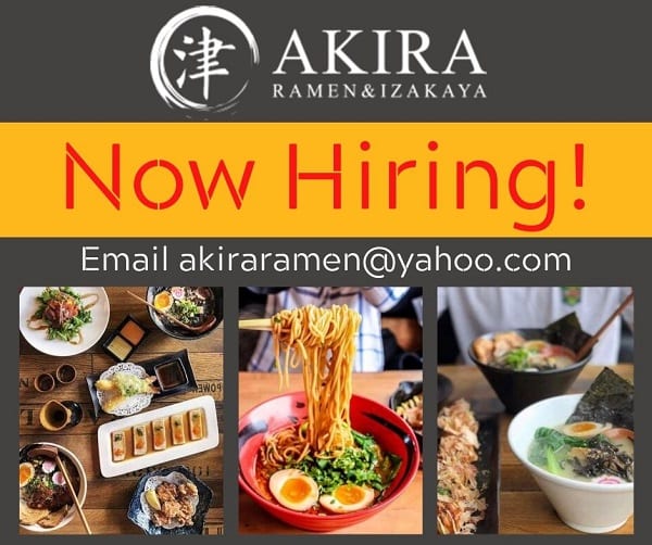 Akira Ramen Hiring