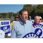 Olszewski Striking GM Workers White Martsh