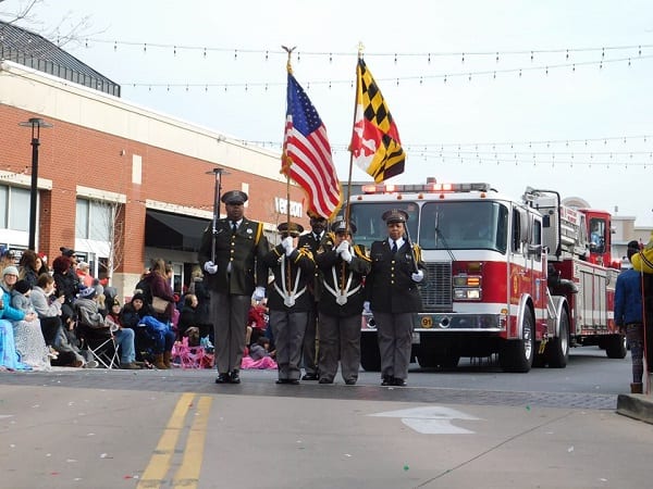 The Avenue Christmas Parade 2019 Color Guard