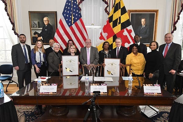 Governor Hogan MD Lottery Customer Service Awards