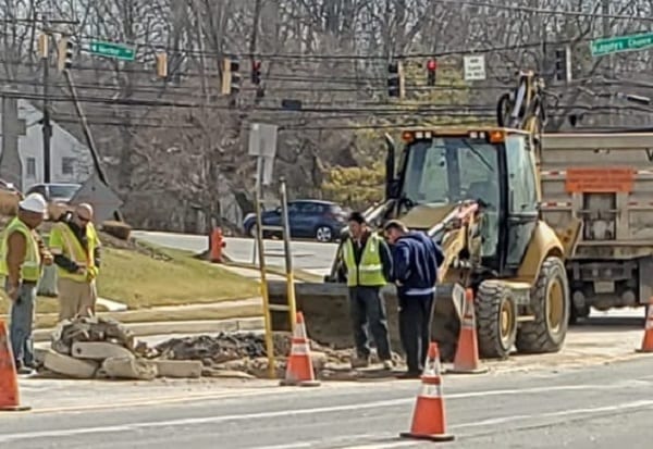 Ridgelys Choice Water Main Break 20200216