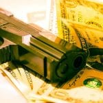 Armed Robbery Money Pistol Gun Crime