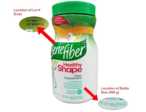 BeneFiber Healthy Shape Recall 1