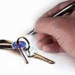 Hand House Keys Home Mortgage
