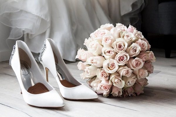 Wedding Shoes Flowers