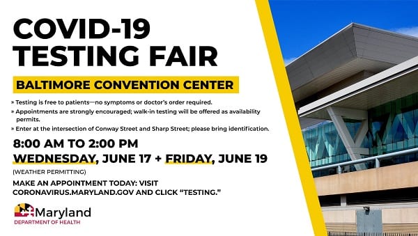 Baltimore Convention Center COVID-19 Testing Site