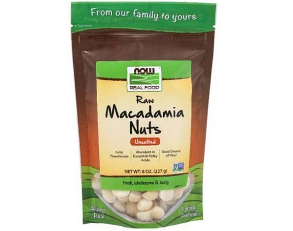 NOW Real Food Raw Macadamia Nuts