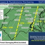 NWS Maryland Storm Probability 20200730