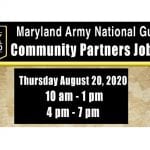 MD National Guard Community Partners Job Fair 20200806