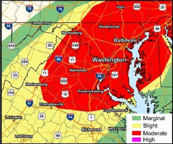 NWS Maryland Flash Flooding Outlook 20200812 Small