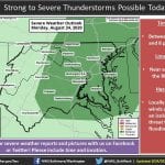 NWS Maryland Storm Probability 20200824