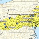 NWS Maryland Thunderstorm Watch 20200825