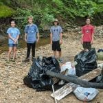 Scout Troop 124 Jennifer Branch Cleanup Carney 202008