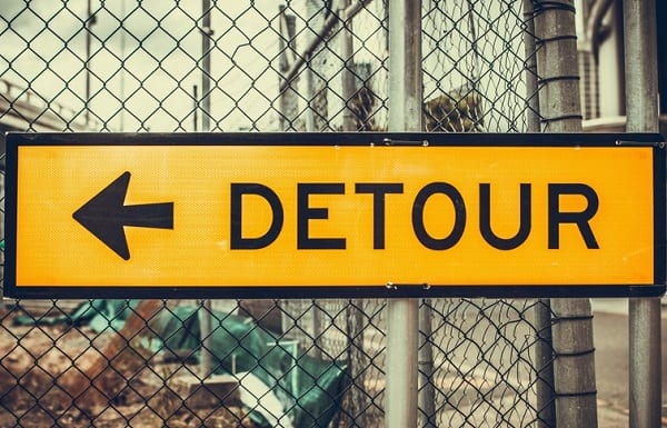 Detour Sign