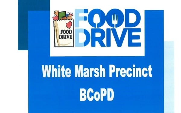 White Marsh Precinct Food Drive